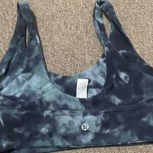 lululemon athletica Tie-Dye Sports Bra - Black and Gray